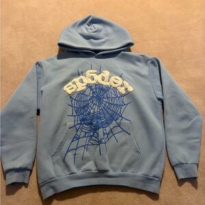 Spider Blue Hoodie